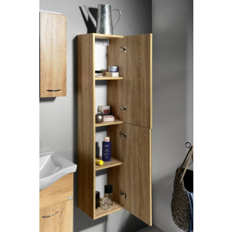 ZOJA/KERAMIA FRESH skříňka vysoká 30x140x20cm, dub platin 51157