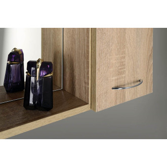 ZOJA/KERAMIA FRESH galerka s LED osvětlením, 60x60x14cm, pravá, dub platin 45028