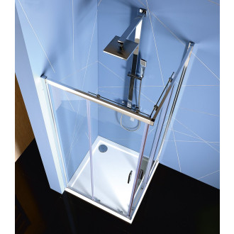 EASY čtvercová sprchová zástěna 900x900mm, čiré sklo EL5115