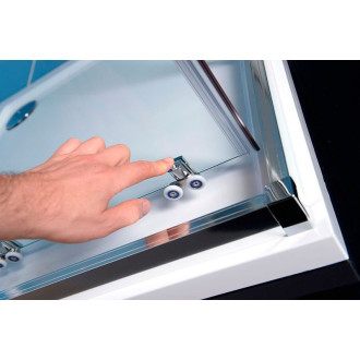 EASY čtvercová sprchová zástěna 800x800mm, čiré sklo EL5215