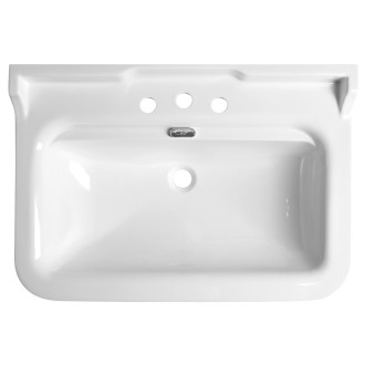WALDORF keramické umyvadlo 80x55cm, 3 otvory, bílá 4141K1-3
