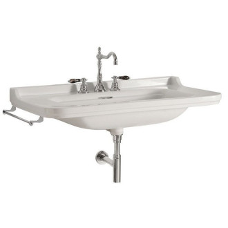 WALDORF keramické umyvadlo 80x55cm, 3 otvory, bílá 4141K1-3