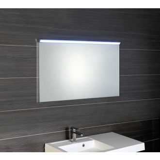 BORA zrcadlo s LED osvětlením a vypínačem 1000x600mm, chrom AL716