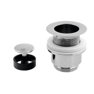 Umyvadlová výpust 5/4“, neuzavíratelná, design zátka, 30-45mm, chrom 147.545.5