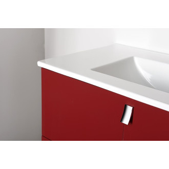 MITRA dvojumyvadlová skříňka 121,5x55x46 cm, bordó MT123