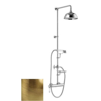 VIENNA sprchový sloup s pákovou baterií, mýdlenka, 1267mm, bronz VO139BR