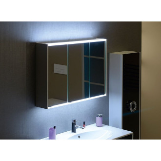 BATU galerka 100x71x15cm, 2x LED osvětlení, bílá 1141130