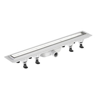 TILE podlahový žlab s nerezovým roštem pro dlažbu, L-920mm, DN40 72839