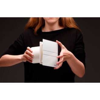 E-120 GTH koupelnový ventilátor axiální s automatem, 6W/11W, potrubí 120mm, bílá 901200