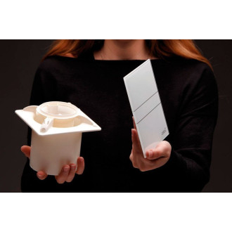 E-120 GTH koupelnový ventilátor axiální s automatem, 6W/11W, potrubí 120mm, bílá 901200
