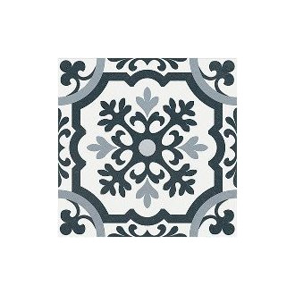 HERITAGE dlažba Taco Black 16,5x16,5 (0,55m2) HER014