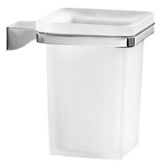 GLAMOUR sklenka, mléčné sklo, chrom 5710