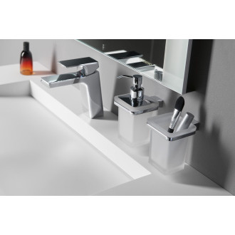 GLAMOUR sklenka, mléčné sklo, chrom 5710