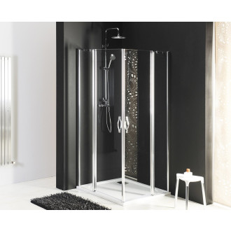 One čtvercový sprchový kout 1100x1100mm, rohový vstup GO4811GO4811