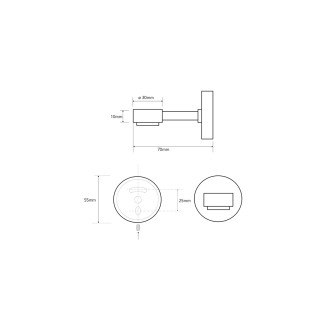 X-ROUND mýdlenka magnetická, chrom XR802