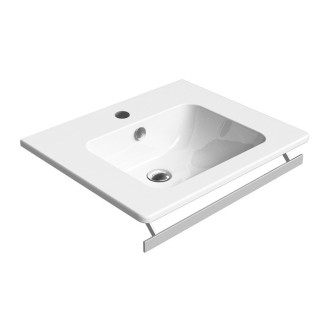 PURA čelní držák ručníků 60cm, chrom PAPR60