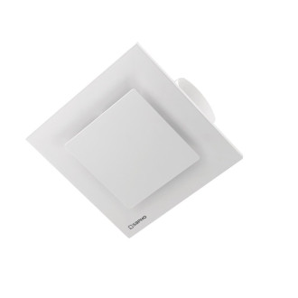 TECTO stropní ventilátor axiální s časovačem, 20W, potrubí 100mm, bílá TC202