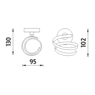 Nimco Unix UN 13011-26 Držák na fén