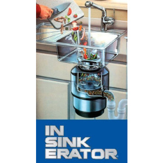 IN SINK dřezový drtič kuchyňského odpadu, 230V, 380W, pneu. spínač MODEL56