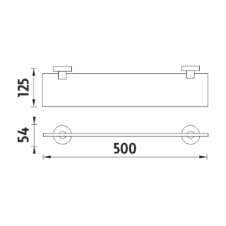 Nimco Unix UN 13091B-50-26 Police, 50 cm