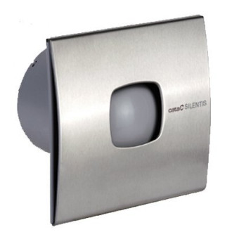 SILENTIS 10 INOX T koupelnový ventilátor axiální s časovačem, 15W, 100, nerez mat 1071300