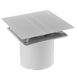 E-100 GSTH koupelnový ventilátor axiální s automatem,4W/8W,potrubí 100mm,stříbr 900600