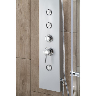 TUSA sprchový panel 200x1400mm, stříbrná SL680