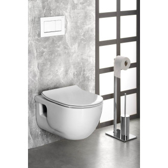 EDITA WC sedátko, SLIM, Soft Close, bílá 1703-458