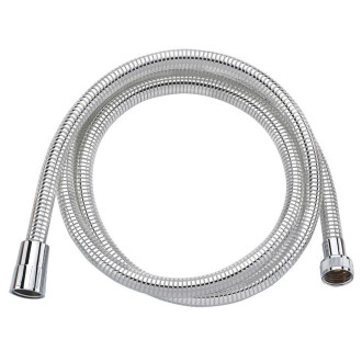 LASER plastová sprchová hadice, 150cm, chrom/bílá 11150