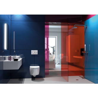 GEBERIT SIGMA20 ovládací tlačítko, bílá lesk/chrom