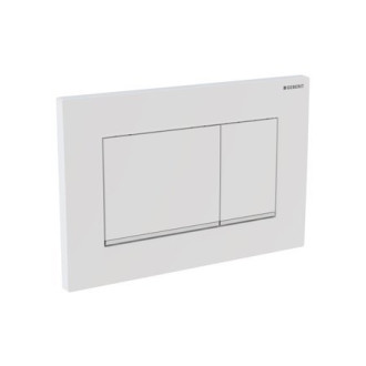 GEBERIT SIGMA30 ovládací tlačítko, bílá lesk/chrom