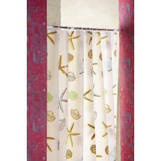 Sprchový závěs 180x200cm, vinyl, hvězdice ZV016