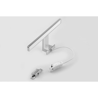 SERAPA LED svítidlo 5W, 230V, 300x40x100mm, plast, chrom SA147