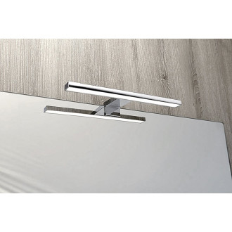 SERAPA LED svítidlo 5W, 230V, 300x40x100mm, plast, chrom SA147