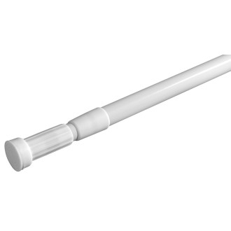 Teleskopická rozpěrná tyč 110-200cm, hliník, bílá TC200