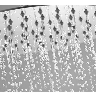 SLIM nástěnná hlavová sprcha 220x500mm, nerez lesk MS733