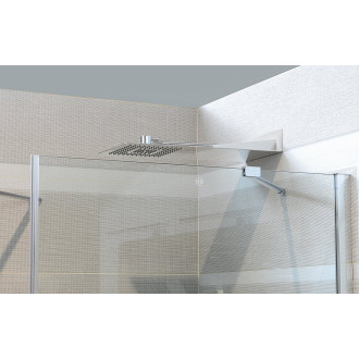 SLIM nástěnná hlavová sprcha 220x500mm, nerez lesk MS733