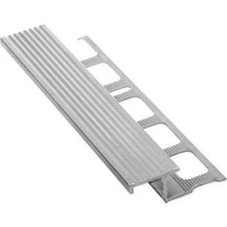 Schodový profil Z10, AL, matný hliník, L250cm,10mm SP101
