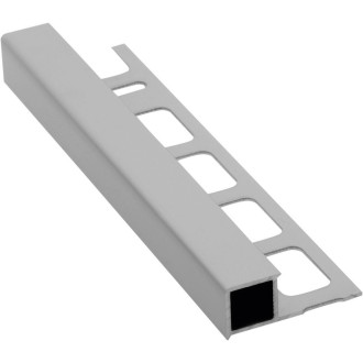 Lišta k obkladům H, L250cm, 10mm, matný eloxovaný hliník RA010