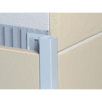 Lišta k obkladům H, L250cm, 10mm, matný eloxovaný hliník RA010