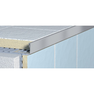 Lišta k obkladům L, L250cm, 10mm, nerez lesk PN031