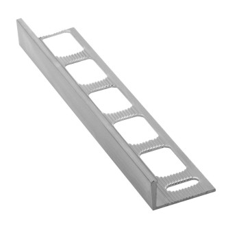 Lišta k obkladům L, L250cm, 12,5mm, matný eloxovaný hliník PA012