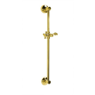 ANTEA sprchová tyč, posuvný držák, kulatá, 670mm, zlato SAL0035