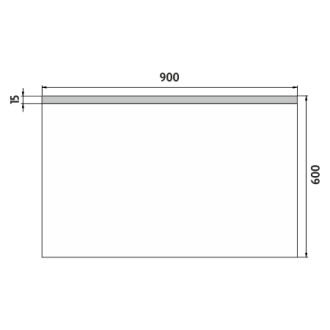 Nimco ZP 8019 LED zrcadlo 900x600