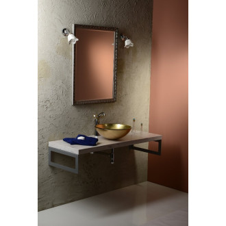 ANTEA stojánková umyvadlová baterie vysoká s výpustí, výška 245mm, chrom/zlato 3172L
