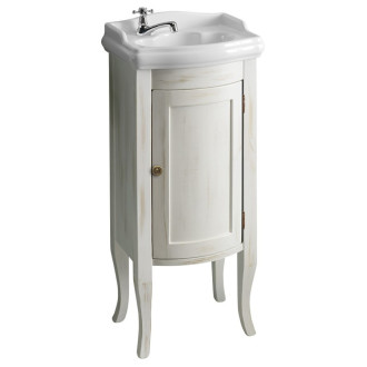 RETRO umyvadlová skříňka 36,5x85x29cm, starobílá 1641