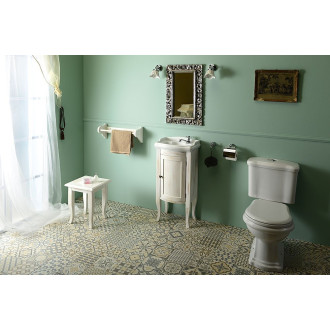 RETRO umyvadlová skříňka 36,5x85x29cm, starobílá 1641