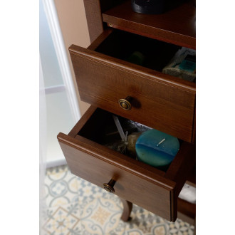 RETRO skříňka vysoká 40x170x36cm, buk, levá 1663