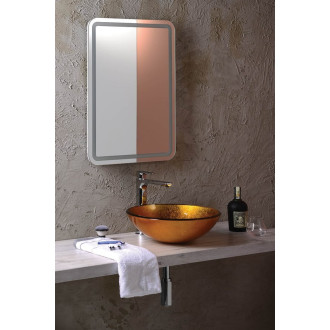 AGO skleněné umyvadlo na desku ? 42 cm, zlatě oranžová 2501-19