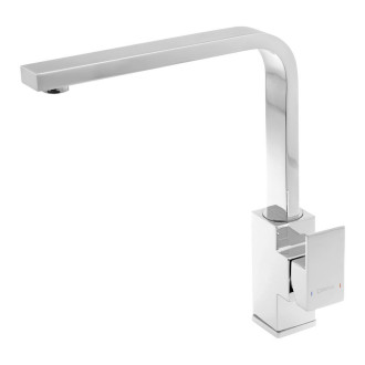 LATUS stojánková dřezová baterie s plochou hubicí, chrom 1102-15